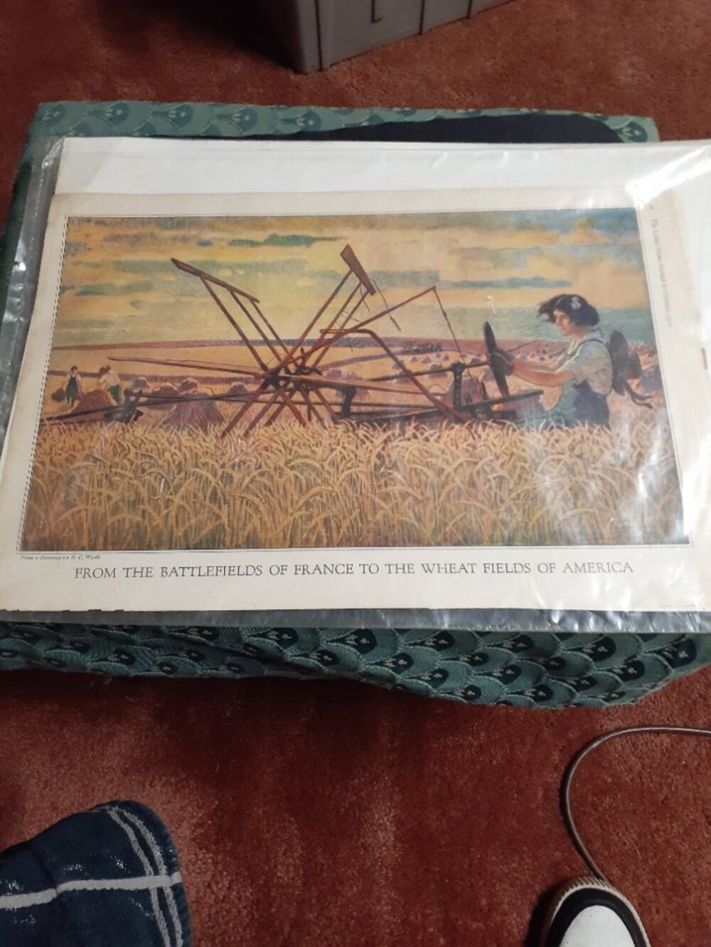 vtg magazine print 1919